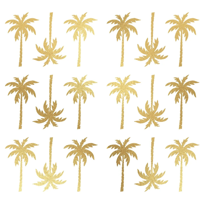 RoomMates Gold Foil Palm Tree Peel & Stick Wall Decals