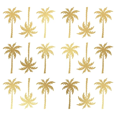 RoomMates Gold Foil Palm Tree Peel & Stick Wall Decals