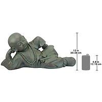 Design Toscano 24" Resting Serene Baby Buddha Garden Statue
