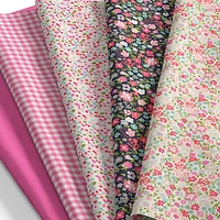 SINGER Perfect Pink Cotton Fabric Bundle