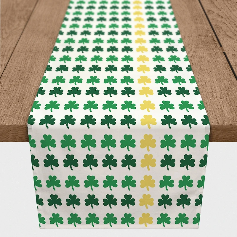 Shamrock Gold 16" x 72" Poly Twill Table Runner