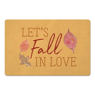 Let's Fall In Love Floor Mat