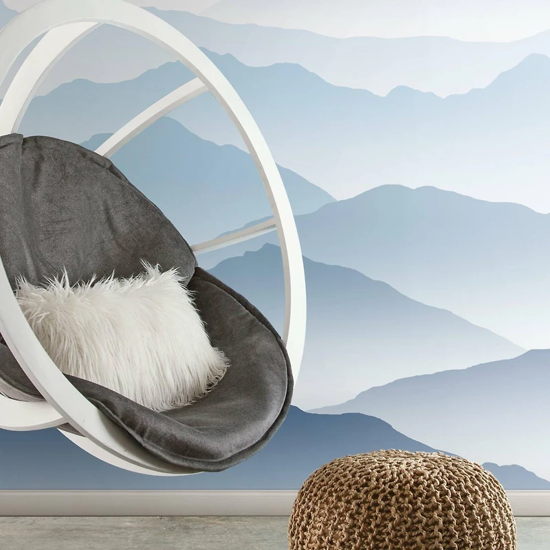 Wanderlust Blue Peel & Stick Mural