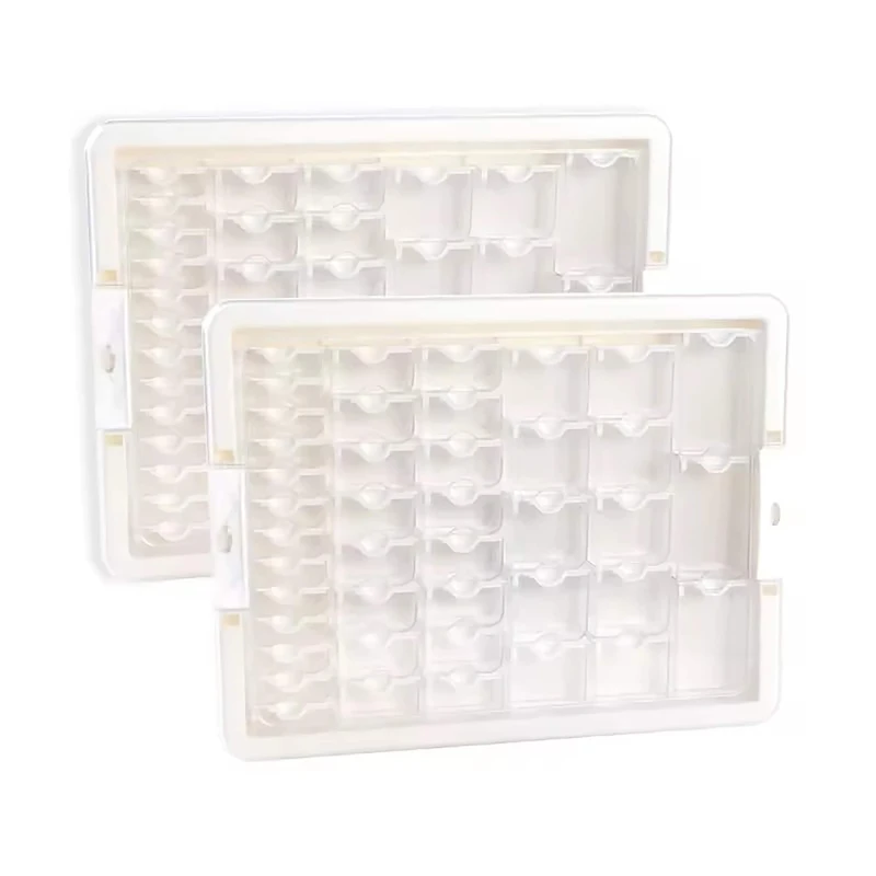 Sparkly Selections White Diamond Storage Box with Compartment Bottles