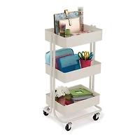 Lexington 3-Tier Rolling Cart by Simply Tidy