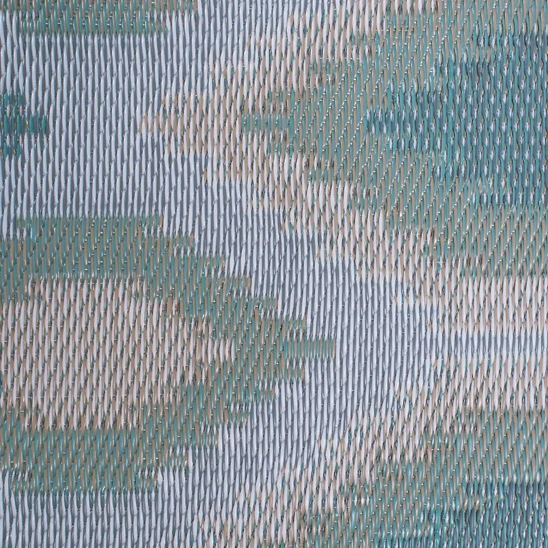 DII® Green Ikat Outdoor Rug, 4ft. x 6ft.