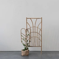 Hello Honey® 39" Natural Handmade Rattan Trellis