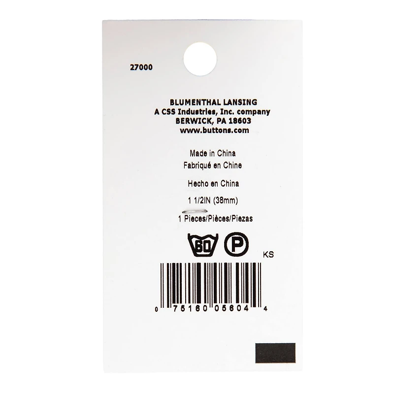 LaMode® 1 1/2 Gold Flower Button