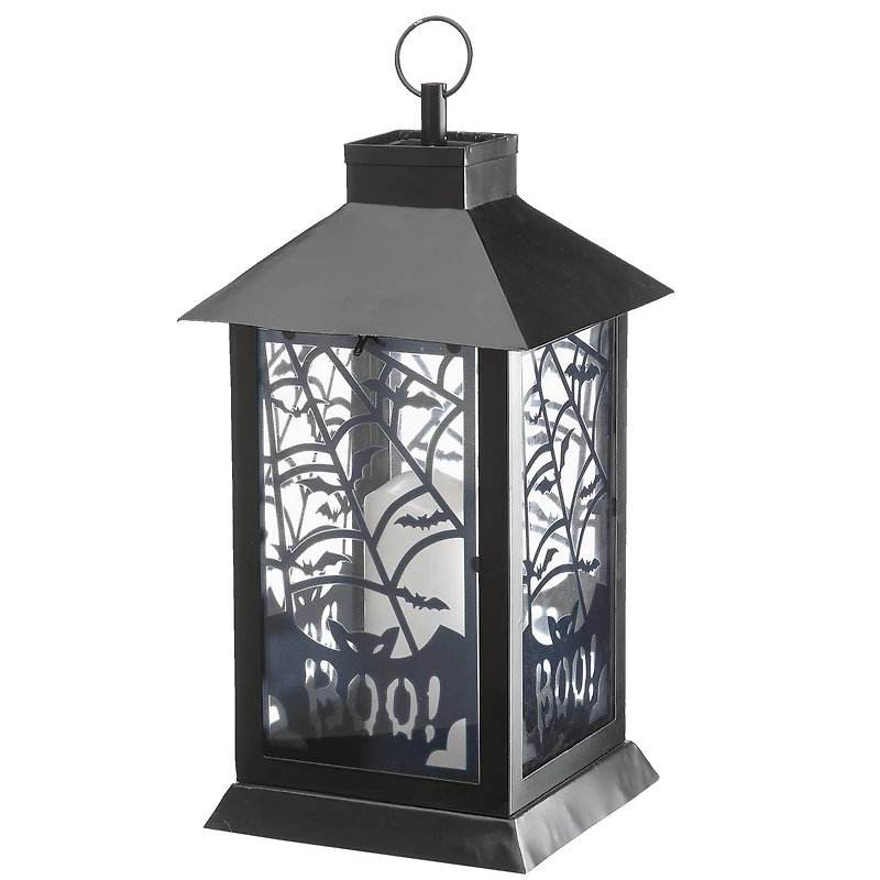 16" Black Halloween Bats Lantern