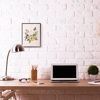 Stupell Industries You Are Beautiful Pink Flower with Black Frame Wall Accent