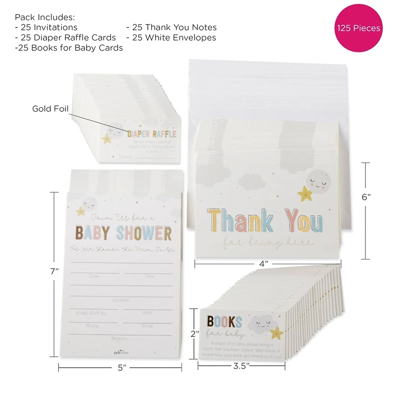 Kate Aspen® Twinkle Twinkle Invitation & Thank You Cards Bundle