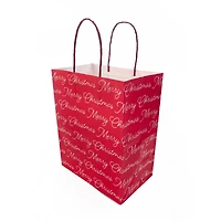 Medium Red Merry Christmas Gift Bags, 5ct. by Celebrate It™