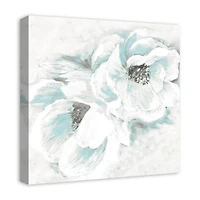 White Flowers 20" x 20" Canvas Wall Art