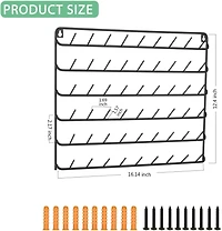 NEX™ 54-Spool Wall-Mounted Sewing Thread Rack