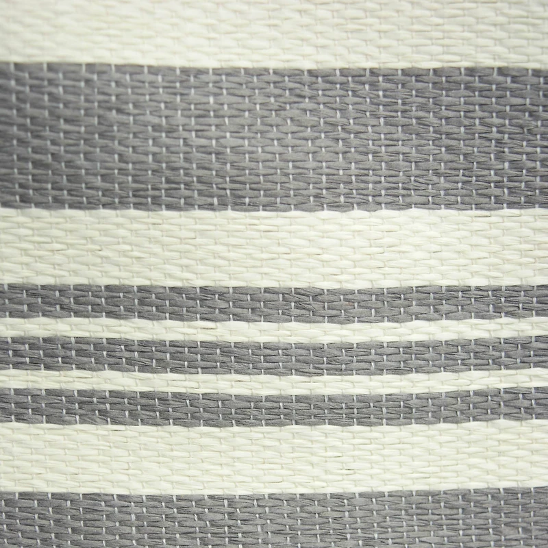 DII® Urban Stripe Gray Round Storage Bin