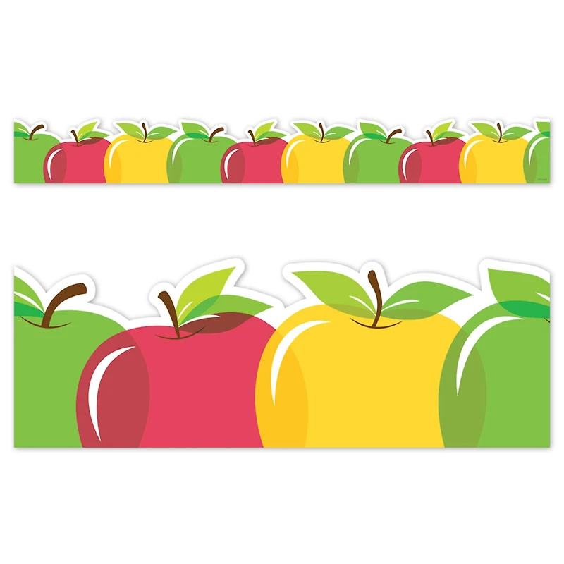 Creative Teaching Press® Apple Time Apples EZ Border, 48ft. Per Pack, 3 packs