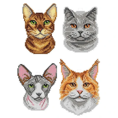 Crafting Spark Cats Counted Cross Stitch Kit