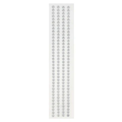 12 Packs: 4 ct. (48 total) Clear Flower Rhinestone Borders by Recollections™