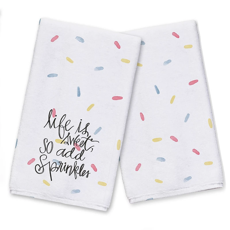 Add Sprinkes 16" x 25" Tea Towel - Set of 2