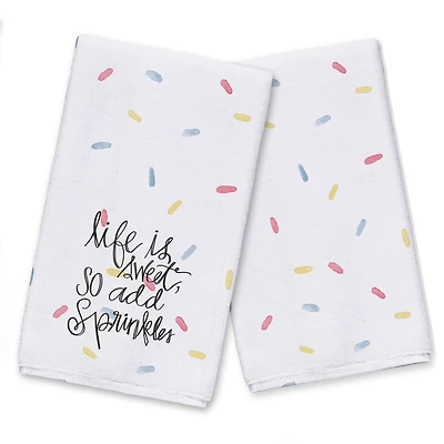 Add Sprinkes 16" x 25" Tea Towel - Set of 2