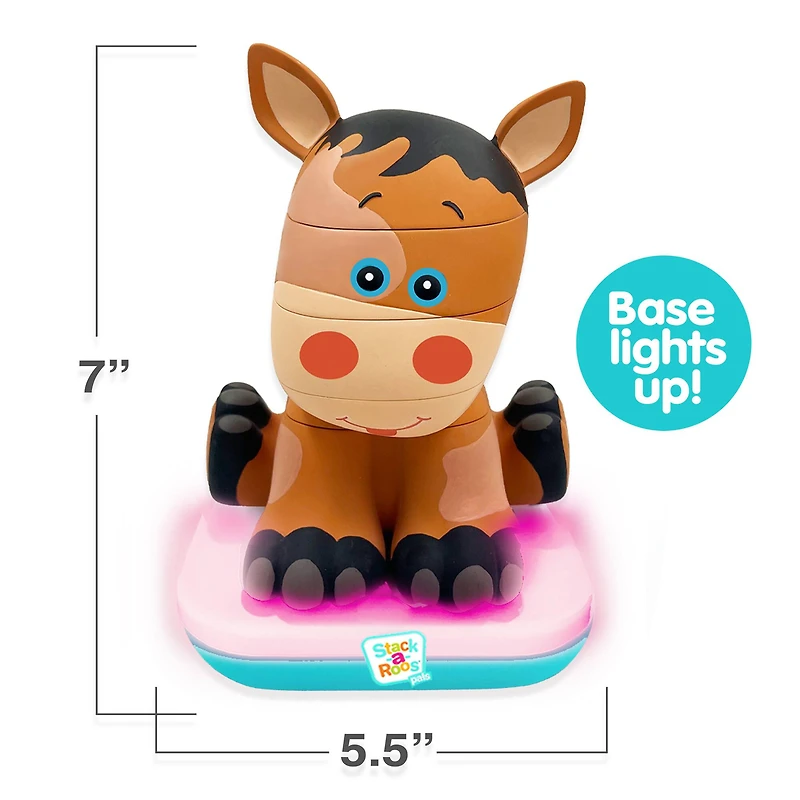 Stack-a-Roos Pals™ Baby Horse Stacking Animal Tower