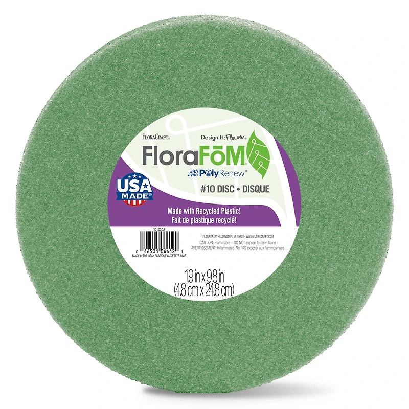 FloraCraft® FloraFōM Green Foam Disc