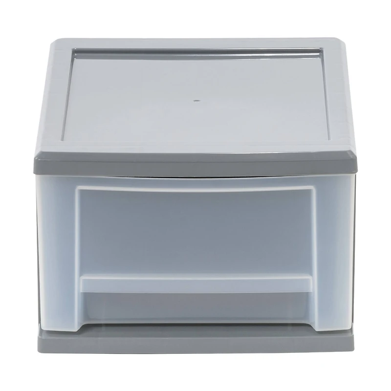 Iris® 6.5qt. Gray Stackable Drawer, 5 Pack 