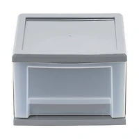 Iris® 6.5qt. Gray Stackable Drawer, 5 Pack 