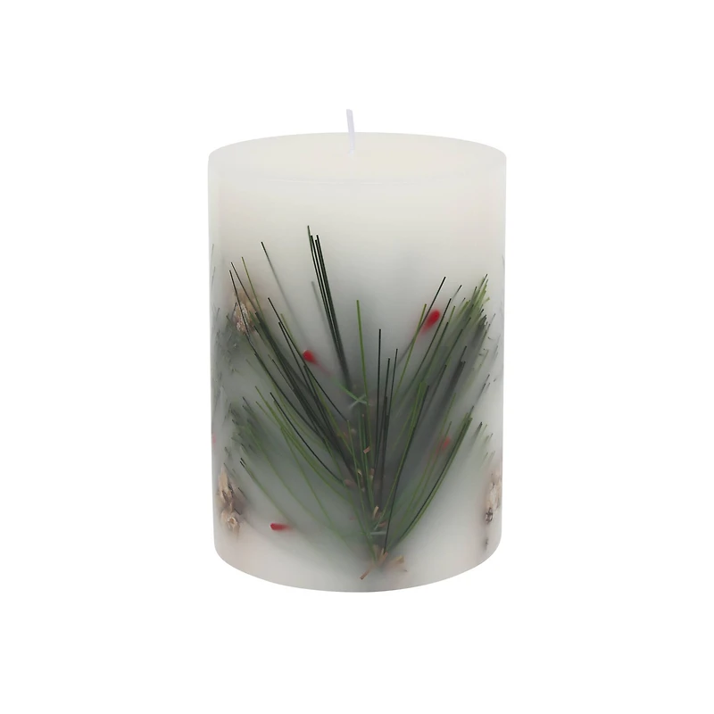White Twig Santal Embers Scented Pillar Candle by Ashland