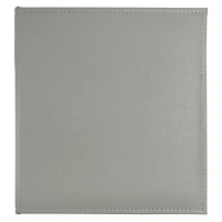 Gray Saffiano D-Ring Scrapbook Album by Recollections®