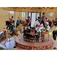 Wizardi Christmas Carousel Decoration Animated Christmas Village