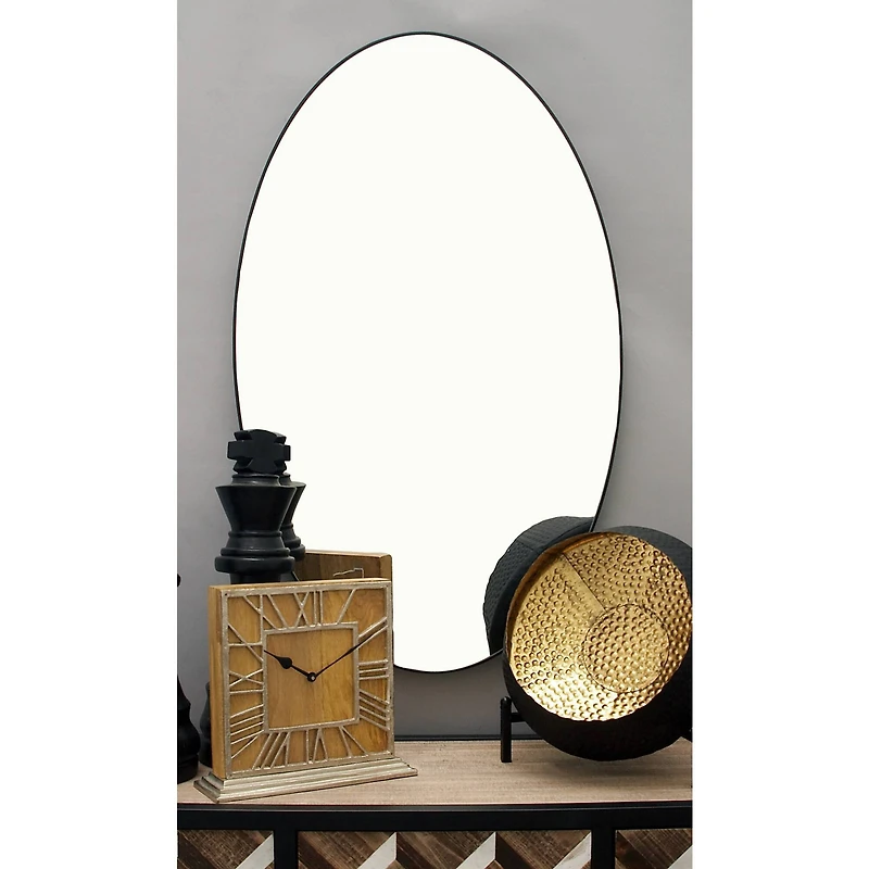 Black Contemporary Wall Mirror