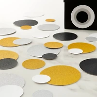 Metallic Glitter Circle Die Cut Shapes by Recollections™