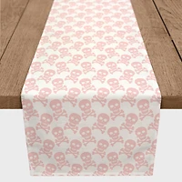90" Skull And Crossbones Poly Twill Table Runner