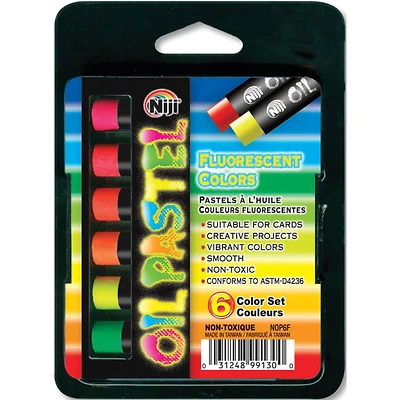 Yasutomo® Niji® Fluorescent Colors Oil Pastel Set