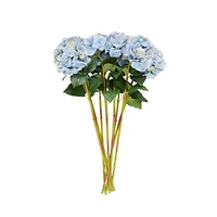 33" Blue Hydrangea Artificial Flower Stem