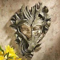 Design Toscano Bashful Wood Sprite Wall Sculpture
