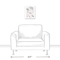 Blue and Green Botanicals 11" x 14" Canvas Wall Art