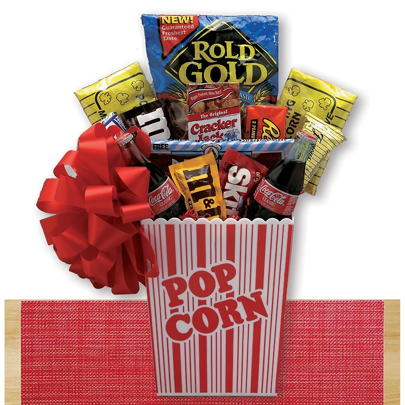 Popcorn Pack Snack Gift Basket