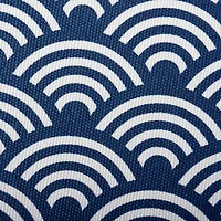 DII® 11" Nautical Blue Waves Cube Storage Bin