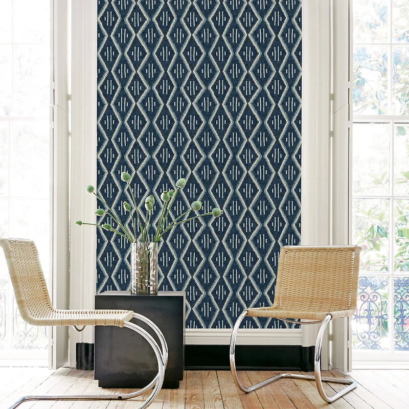 Surface Style Modern Heirloom Stripe Peel & Stick Wallpaper