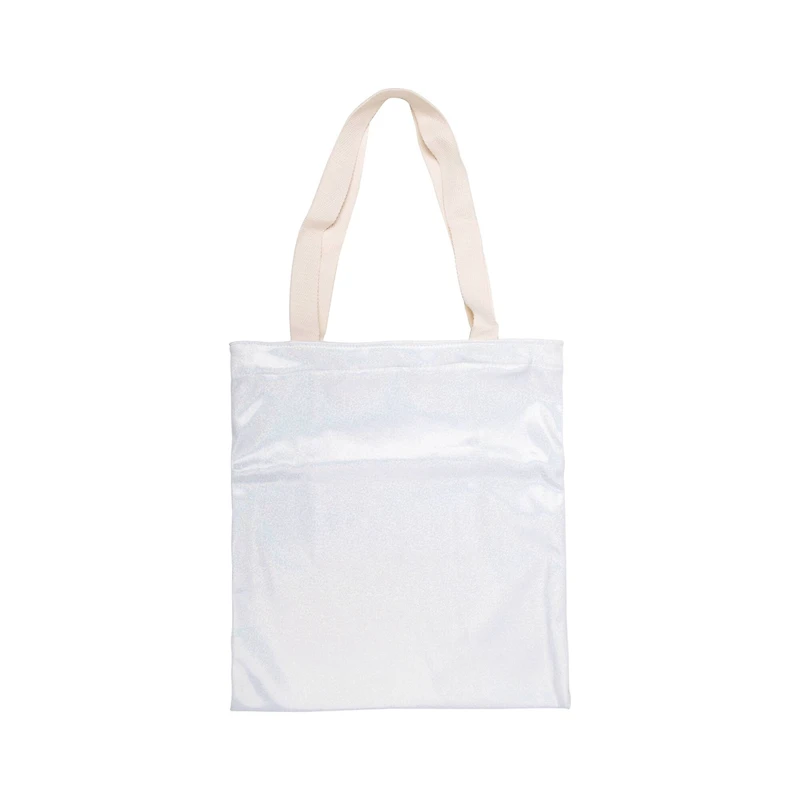 Craft Express Sublimation Glitter Tote Bags, 2ct.