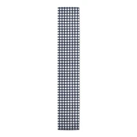 Navy Buffalo Check Outdoor Table Runner