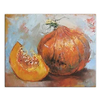 Pumpkin Still Life Canvas Wall Art