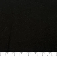 Feldman Black Solid Cotton Flannel