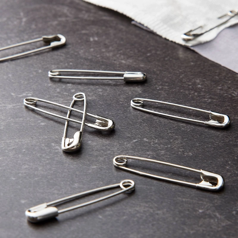 12 Packs: 10 ct. (120 total) 1.5" Safety Pins by Loops & Threads™