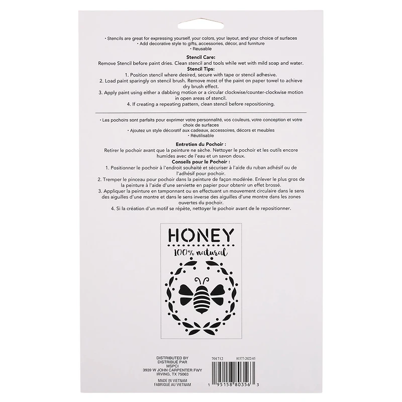 Honey Stencils by Craft Smart®, 7" x 10"