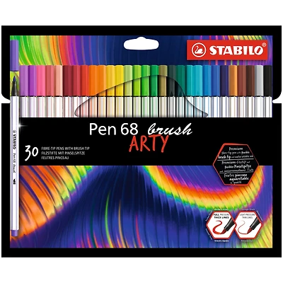 STABILO® Pen 68 Brush ARTY -Color Marker Set