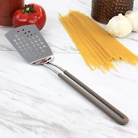 Martha Stewart Gray Stainless Steel Slotted Spatula
