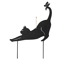 Glitzhome® 20.5" Multi-Functional Metal Cat Silhouette Pick Set